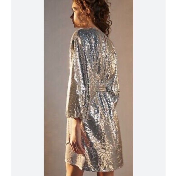 LISABETTE SEQUINED MINI DRESS - Picture 2 of 8